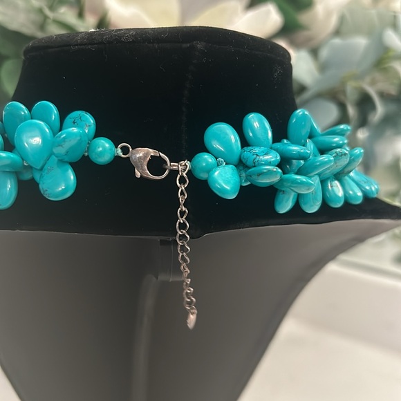 Turquoise Double Stranded Necklace - Picture 4 of 4